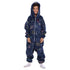 Snuggs Kids Blanket Onesie Dark blue space